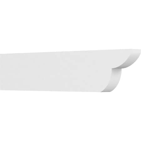 Ekena Millwork Standard Crestline Architectural Grade PVC Rafter Tail, 3"W X 8"H X 36"L RFTP03X08X36CRE